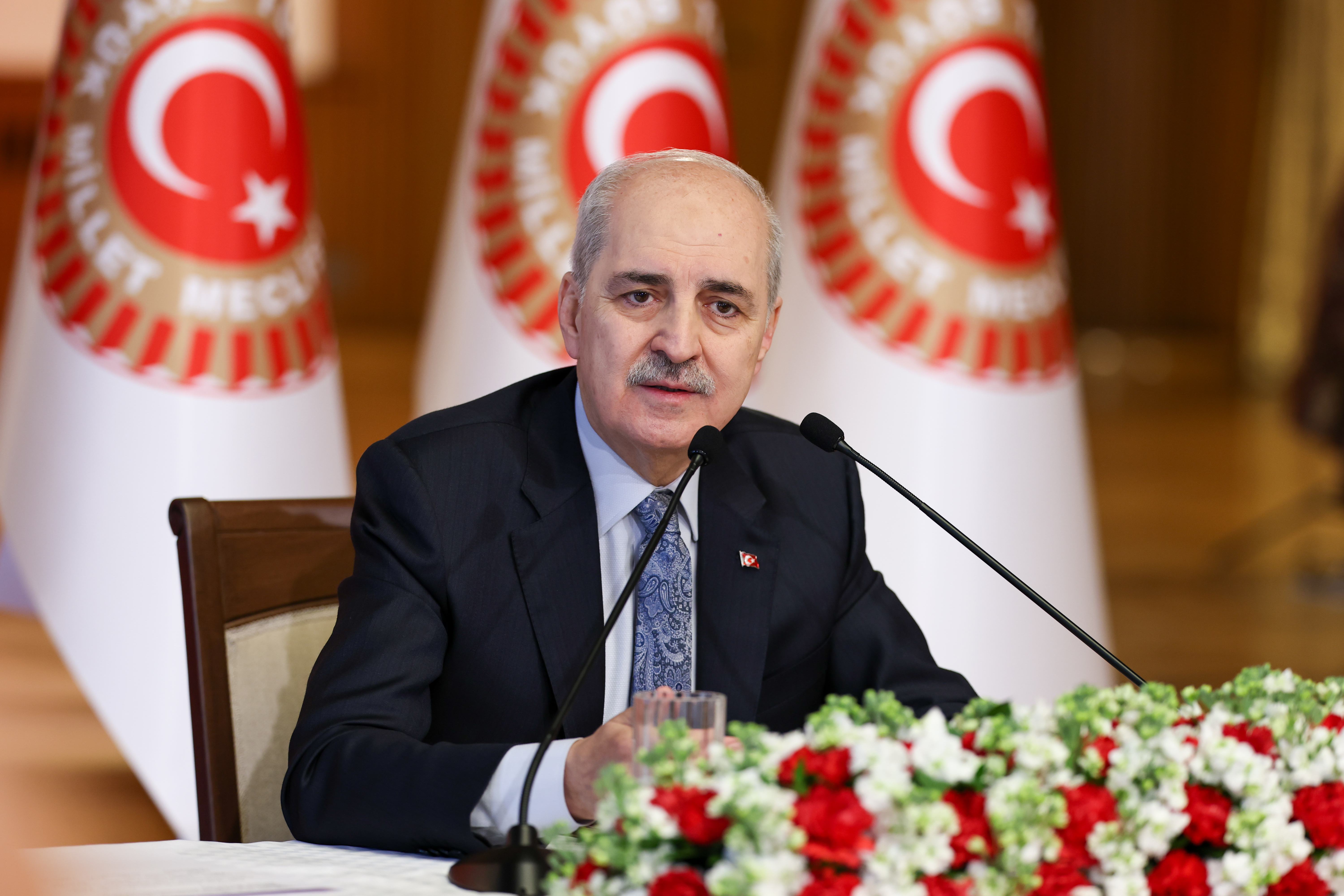 TBMM Başkanı Kurtulmuş'tan soykırım vurgusu: İnsanlık suçlarının faturasını Gazzeli kadınlar ve çocuklar ödüyor