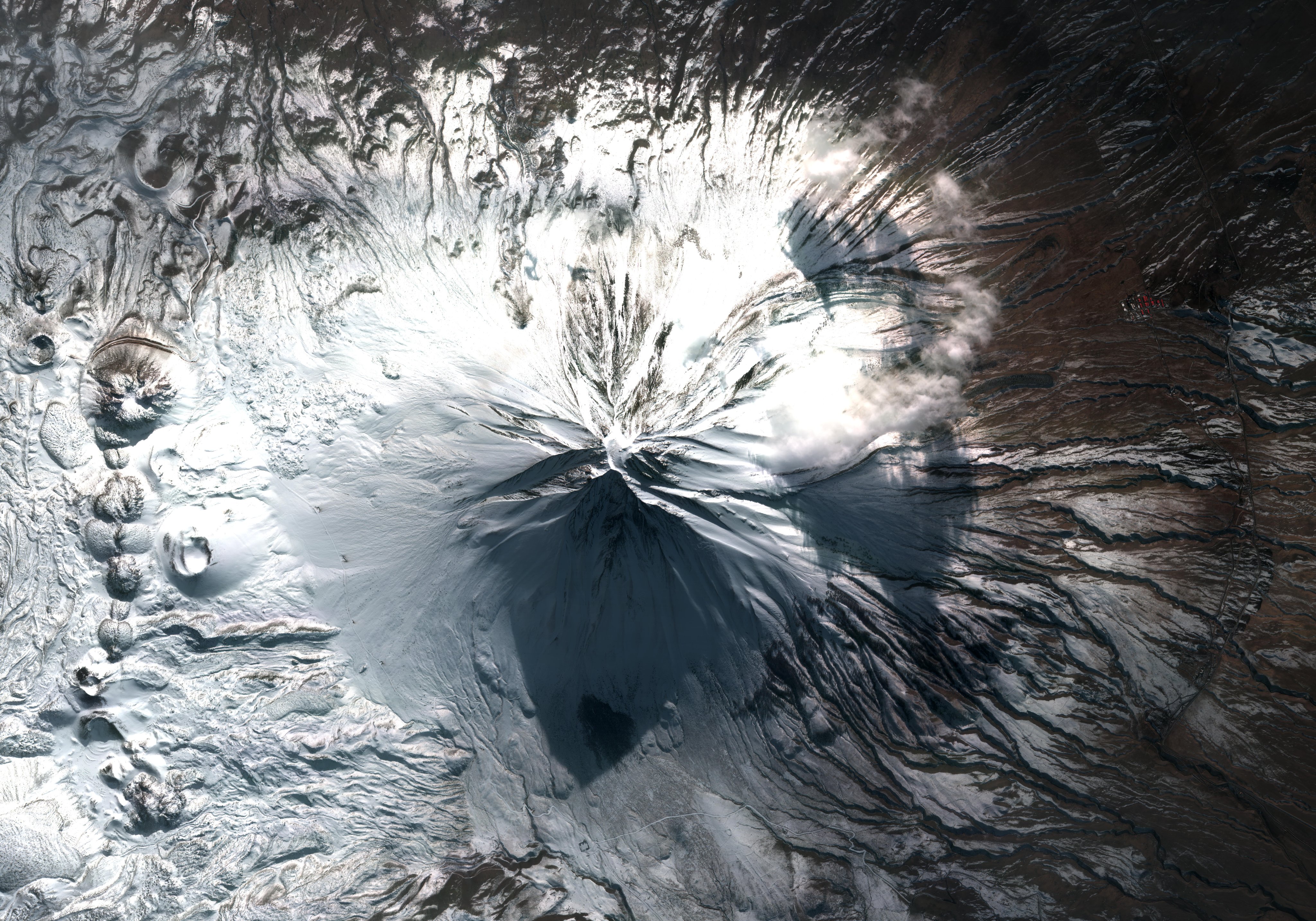 Zirveden uzaya 3 yıldır kesintisiz görev! Göktürk-2B'nin gözünden Ağrı Dağı