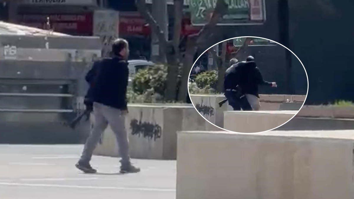 Etrafa ateş açtı! Polise kendini ihbar etti