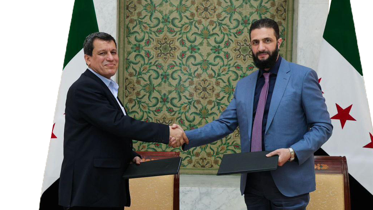 Suriye Cumhurbaşkanı Şara, YPG elebaşı Şahin ile görüştü