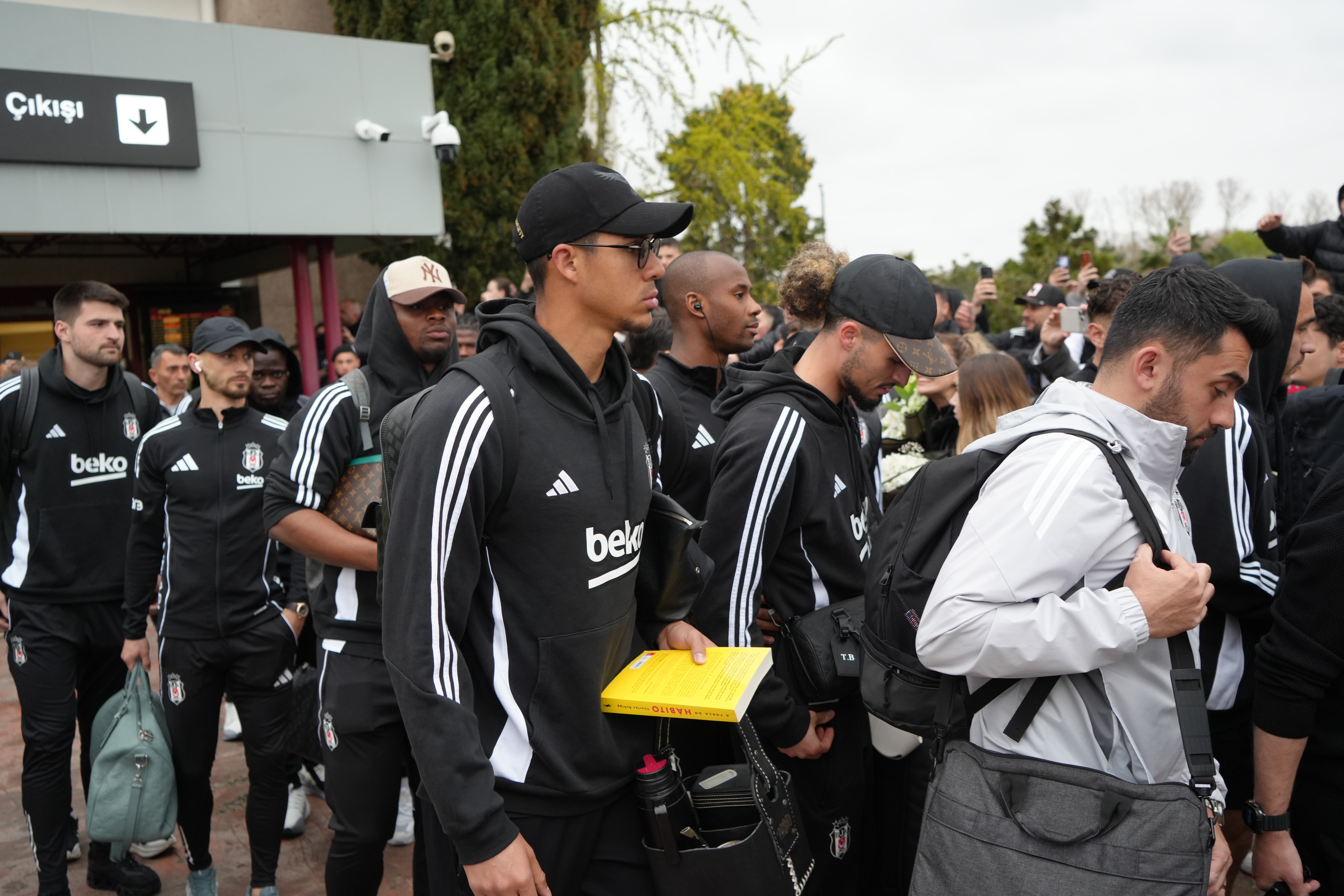 Beşiktaş kafilesi, Samsun'da