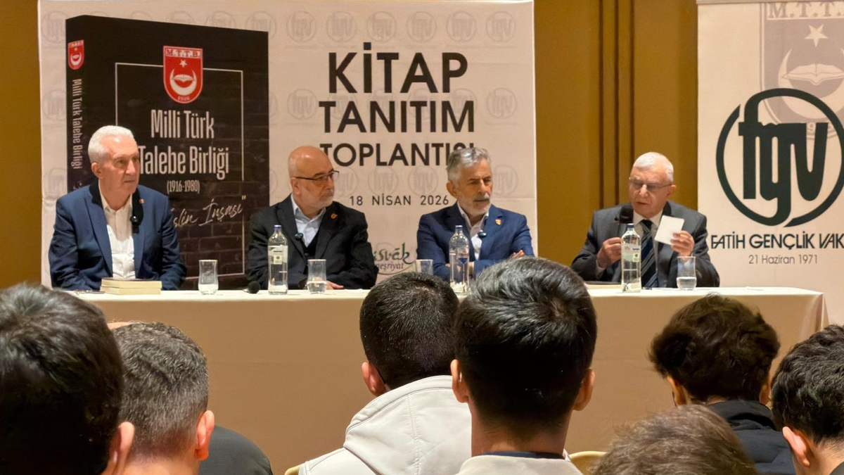 MTTB'nin 64 yıllık tarihini anlatıyor! 'Milli Türk Talebe Birliği Bir Neslin İnşası' kitabının tanıtımı yapıldı