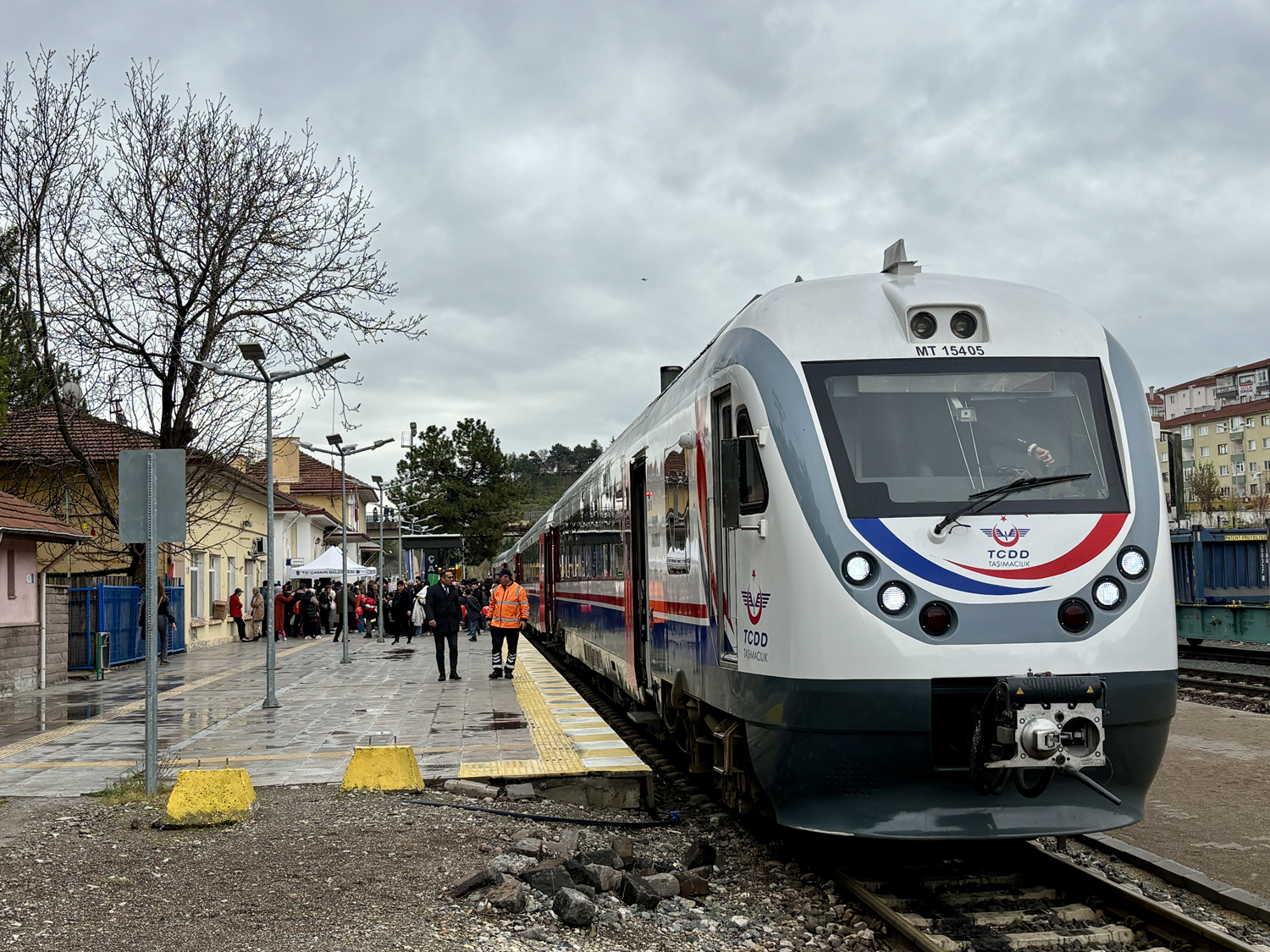 Turistik Tuz Ekspresi 2026 sezonunun ilk seferinde Çankırı'ya geldi