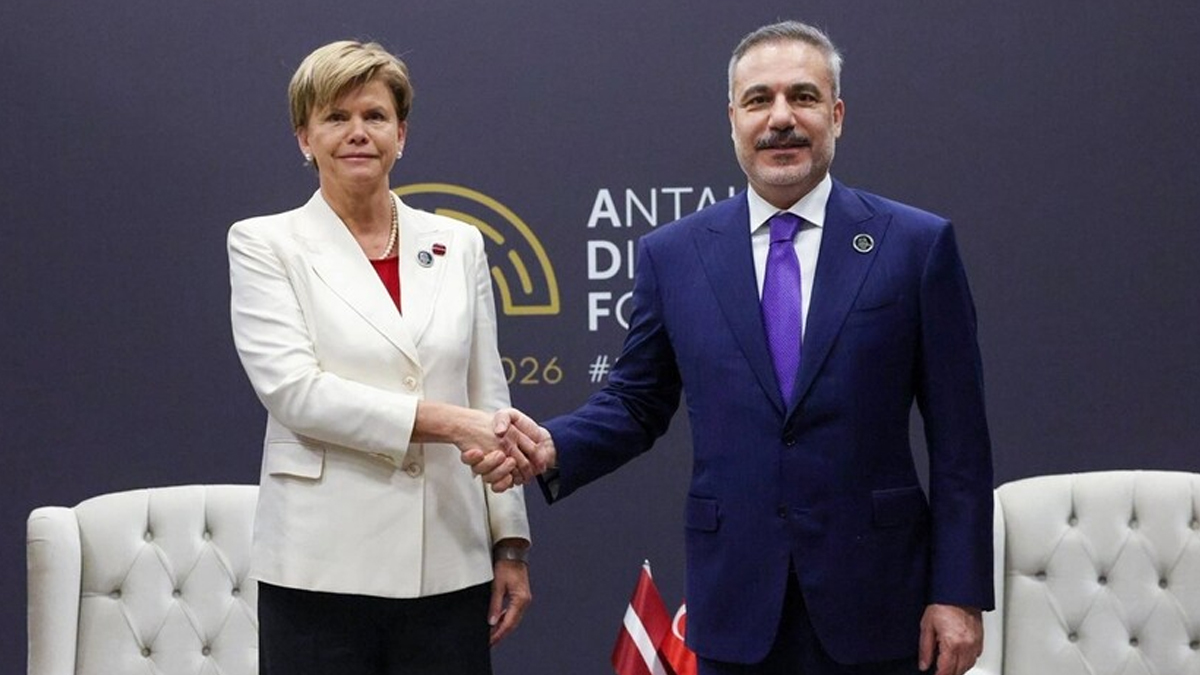 Antalya Diplomasi Forumu... Bakan Fidan, Letonyalı mevkidaşı Braze ile görüştü