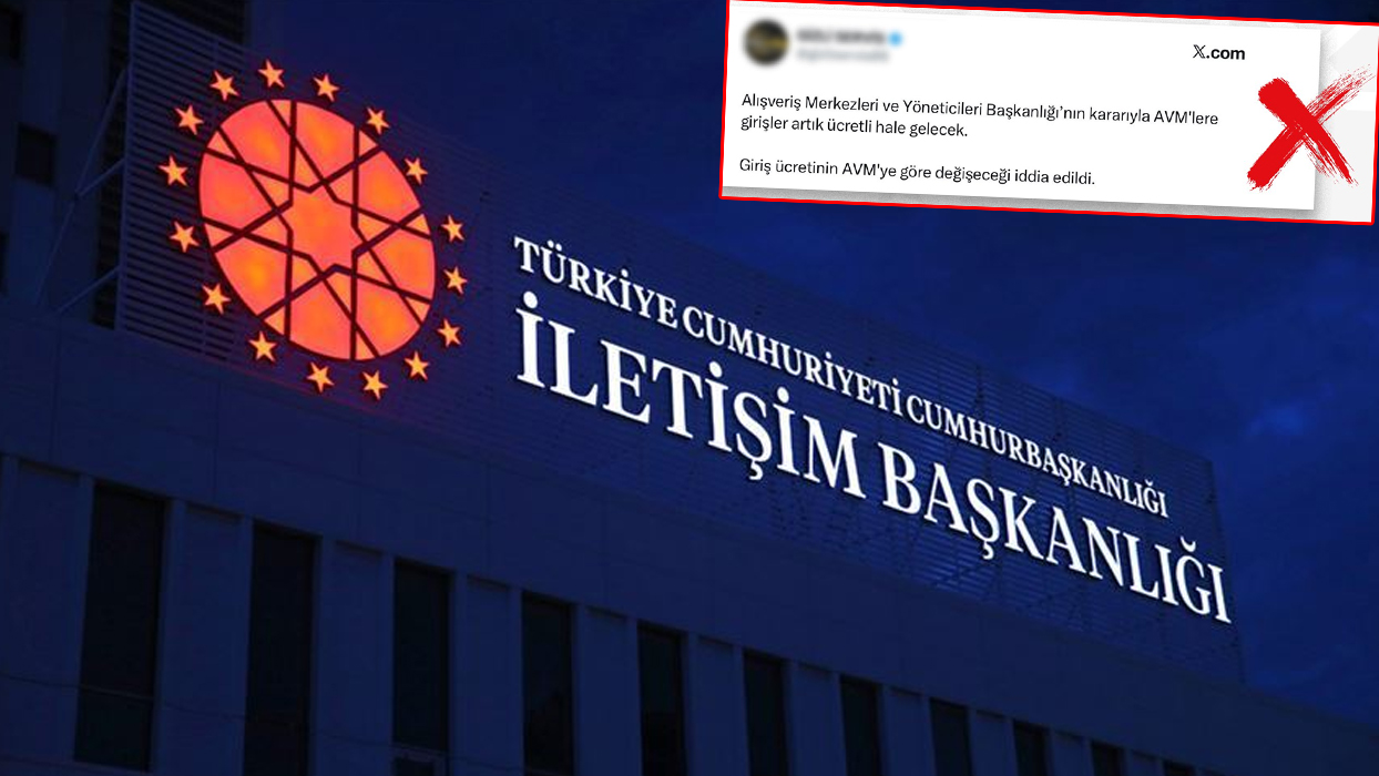 Denial of the claim that "there is a fee for entrance to shopping malls"