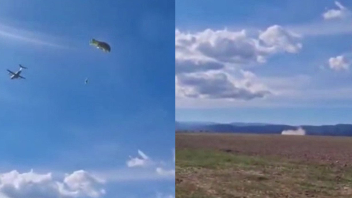 İspanya'da tatbikat kazası: 600 bin euroluk zırhlı araç yere çakıldı