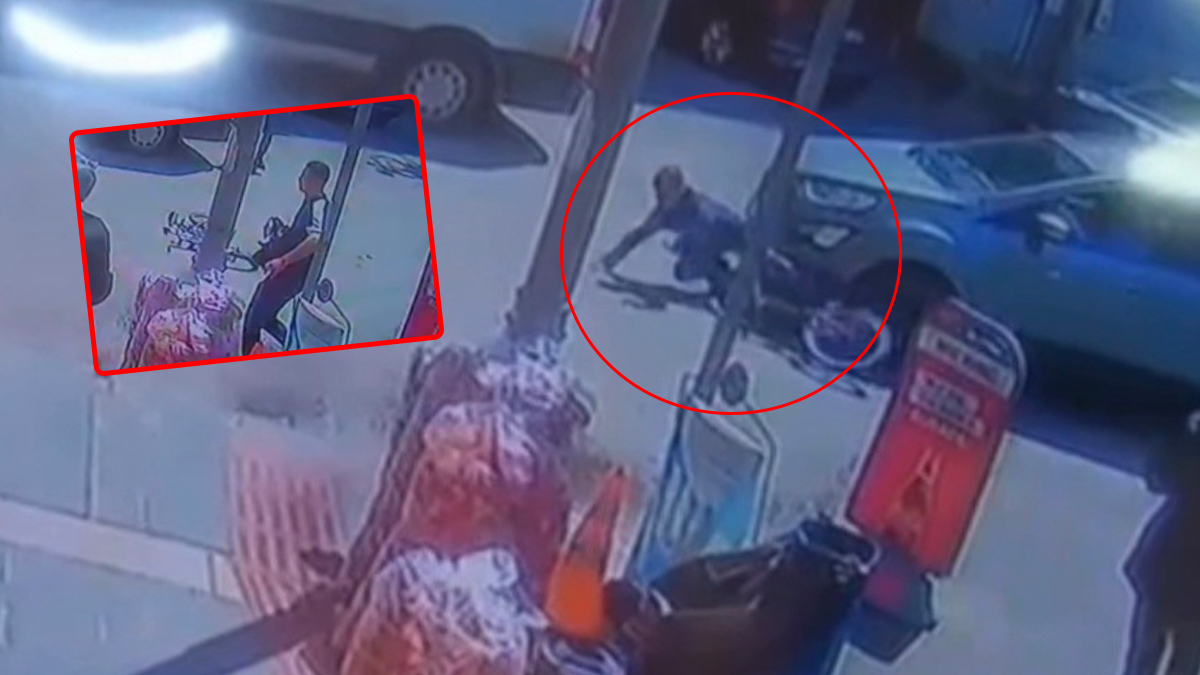 Otomobilin altında kalan çocuk metrelerce sürüklendi! Dehşet anları saniye saniye kaydedildi