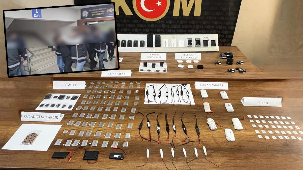 10 milyonluk liralık vurgun yapan 'ehliyet sınavı kopya' çetesi çökertildi