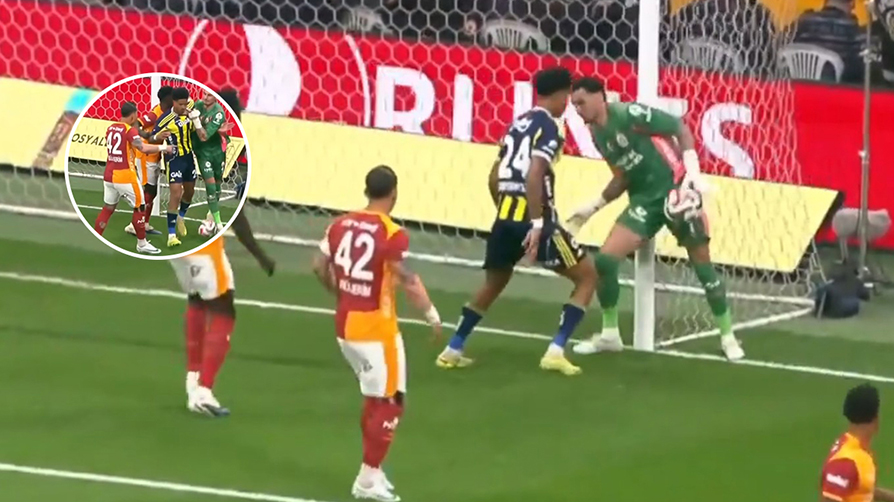 Derbide erken gerilim! İki oyuncuya sarı kart