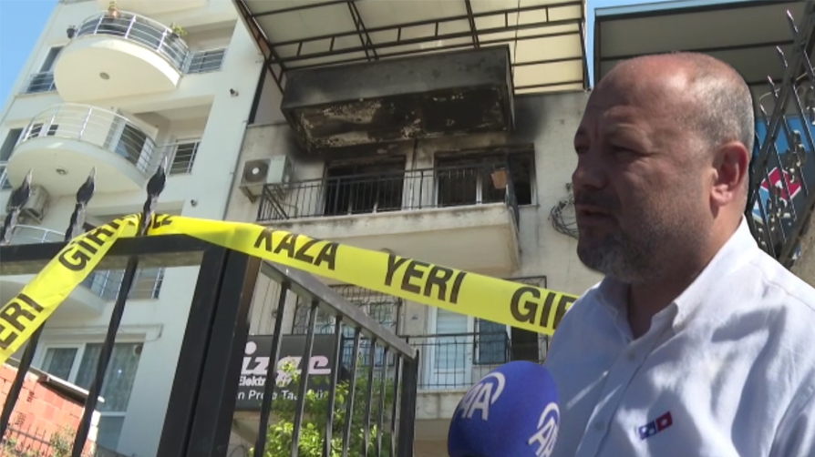 Engelli oğlu için kendi hayatını feda etti! Bornova'daki ev yangınından dram çıktı