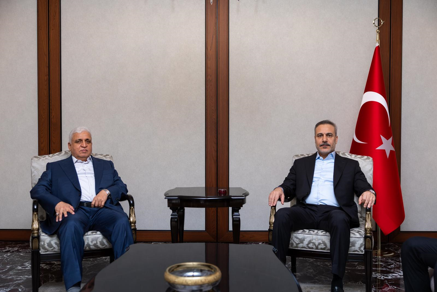 Ankara'da İran teması: Bakan Fidan, Falih el-Feyyad ile görüştü