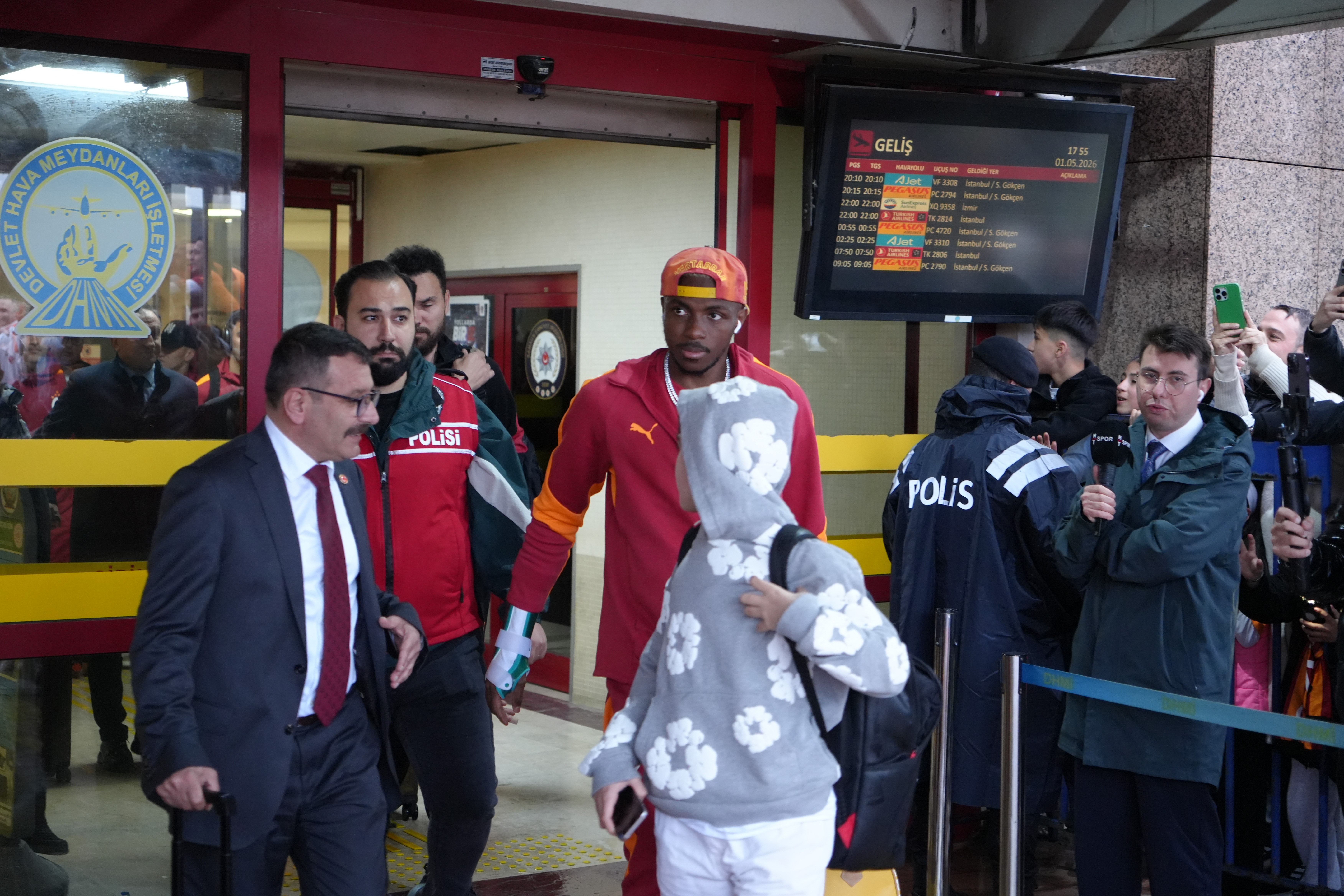 Galatasaray, şampiyonluk maçı için Samsun'da