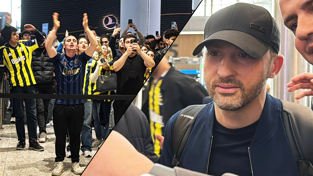 Havalimanında duygusal anlar! Domenico Tedesco, İstanbul'dan ayrıldı
