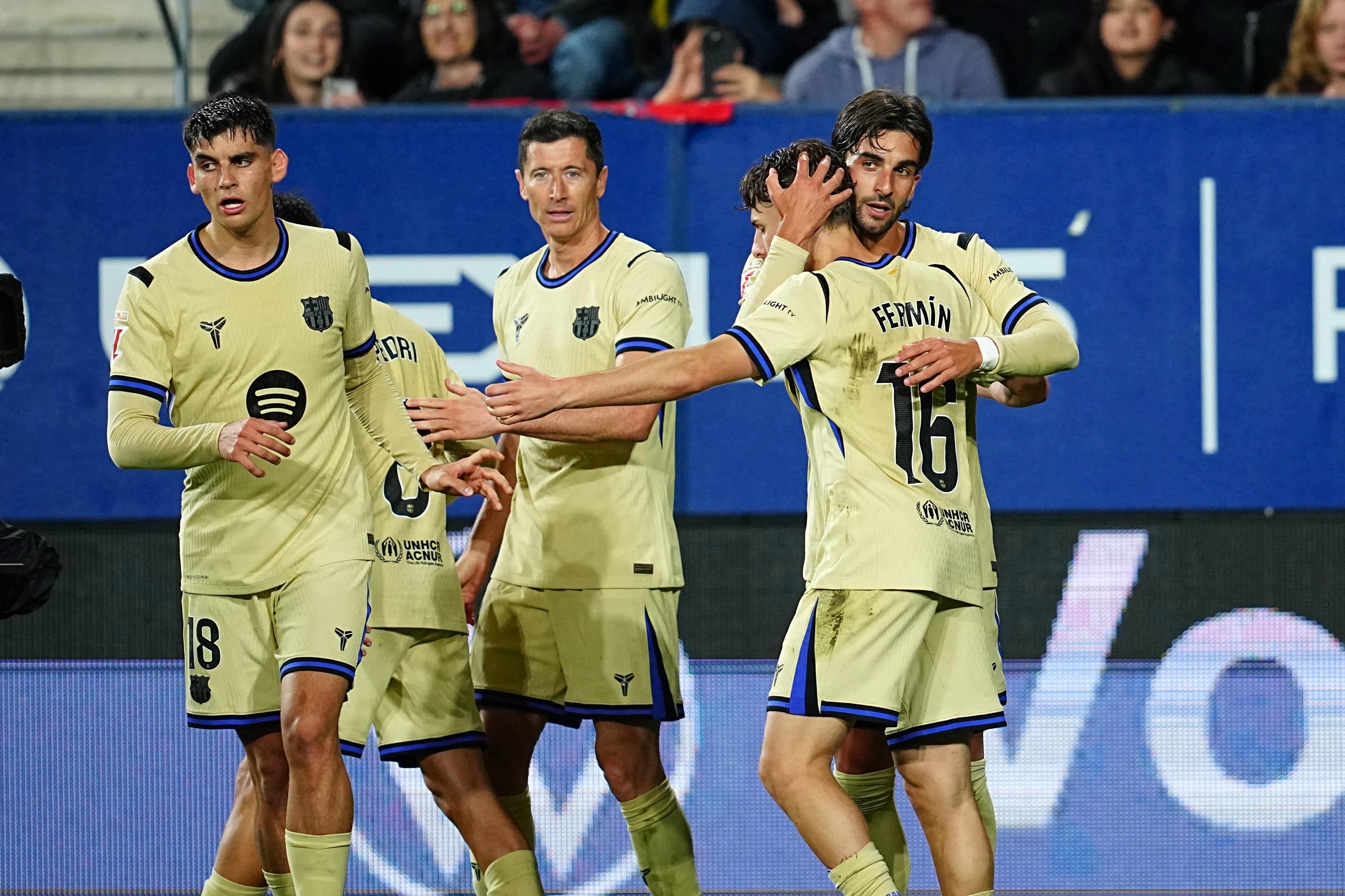 Barcelona, şampiyonluk yolunda Osasuna engelini de aştı