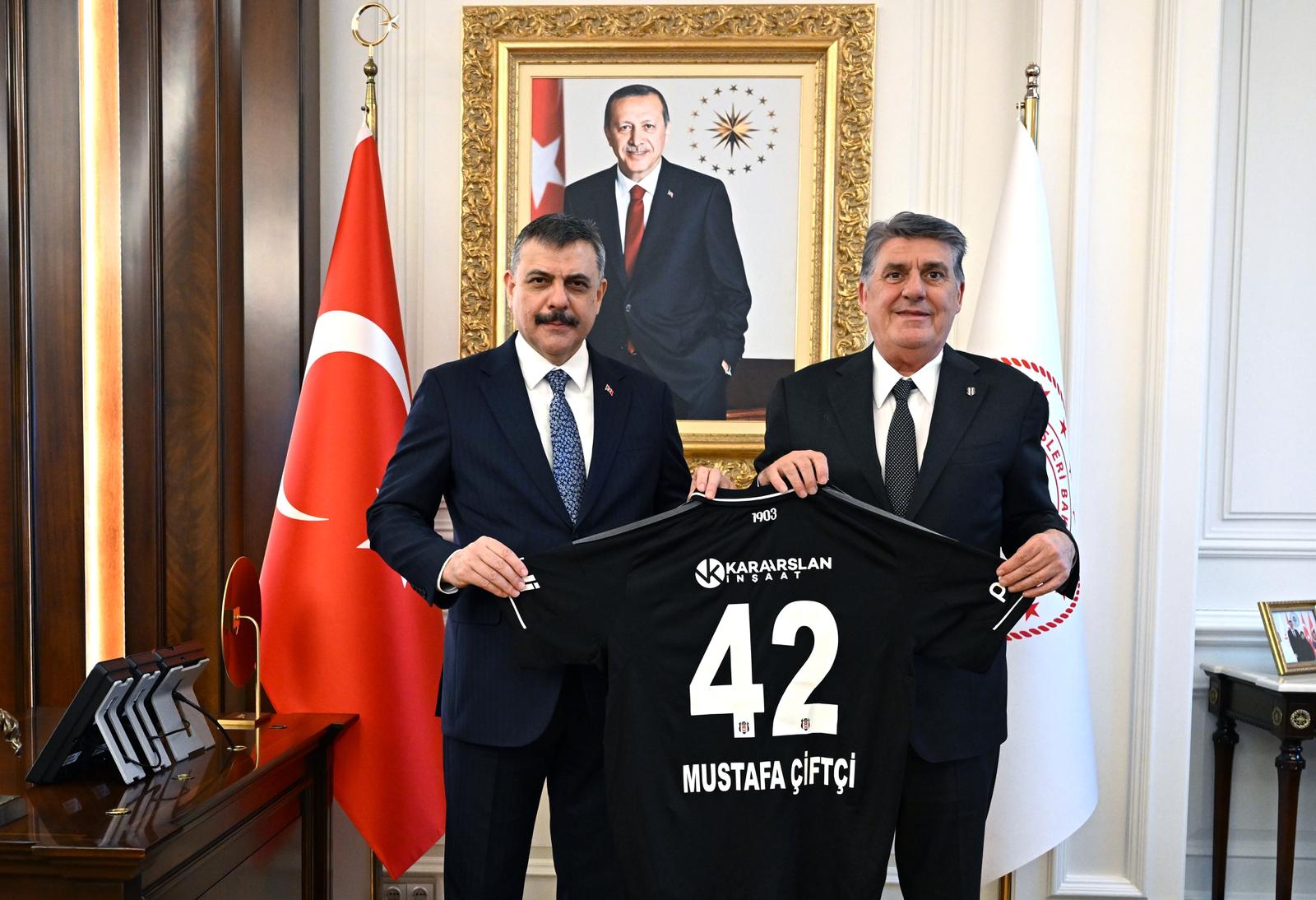 Serdal Adalı'dan İçişleri Bakanı Çiftçi'ye ziyaret!