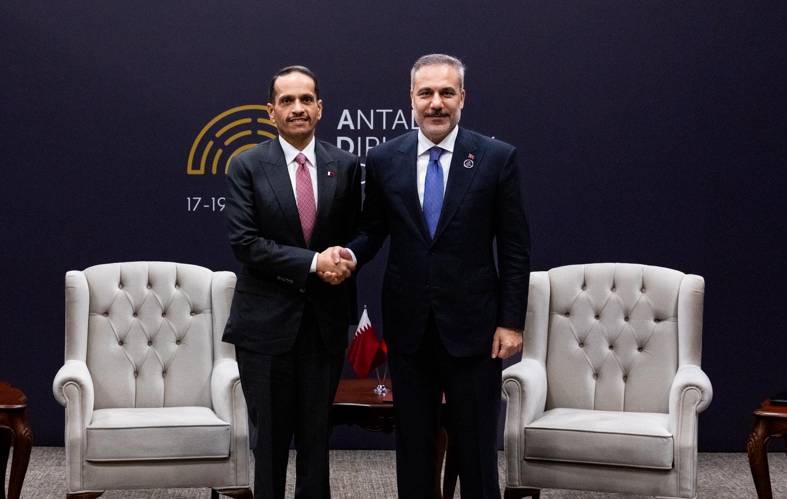 Bakan Fidan, Katarlı mevkidaşı es-Sani ile görüştü