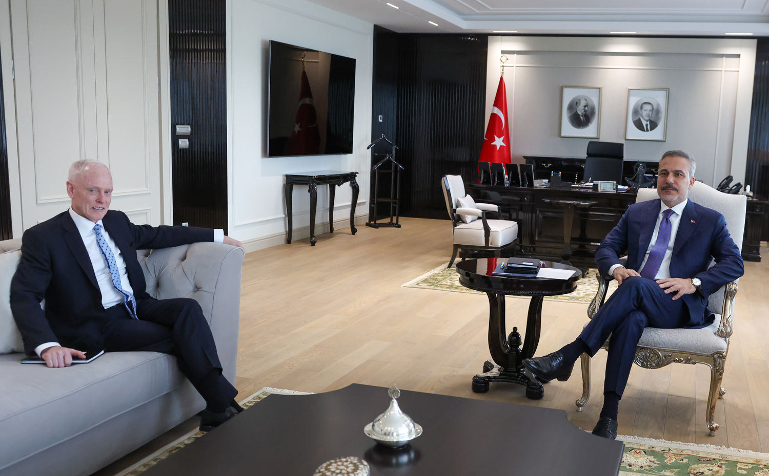 Bakan Fidan, David Morrison'u kabul etti