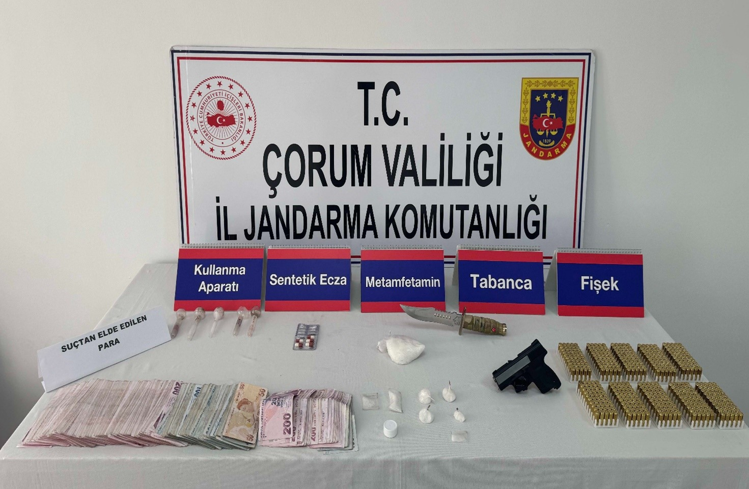 Çorum'da suç örgütüne yönelik operasyon: 6 şüpheli tutuklandı