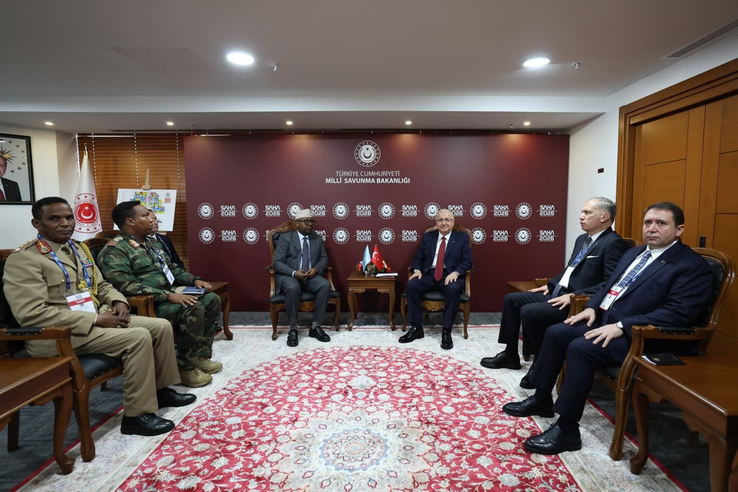 Milli Savunma Bakanı Güler, Somali Savunma Bakanı Fiqi ile görüştü