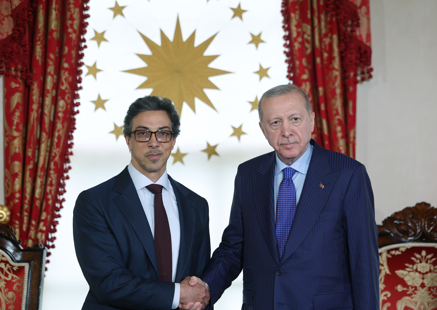 Cumhurbaşkanı Erdoğan, BAE Devlet Başkan Yardımcısı Al Nahyan'ı kabul etti