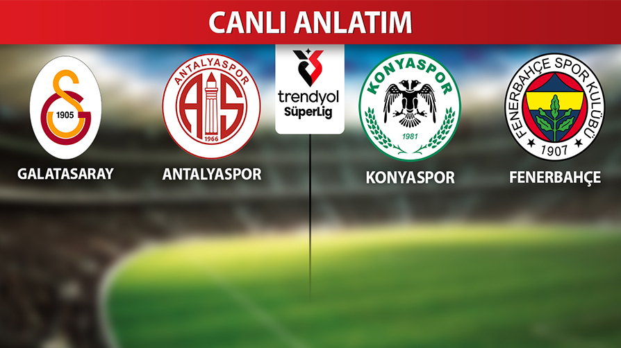 CANLI | Süper Lig'de 34. hafta heyecanı!