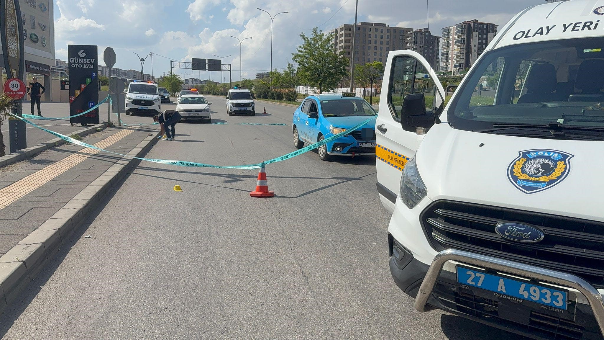 Gaziantep'te hareketli dakikalar... Şüpheli şahıs taksi şoförünü rehin aldı