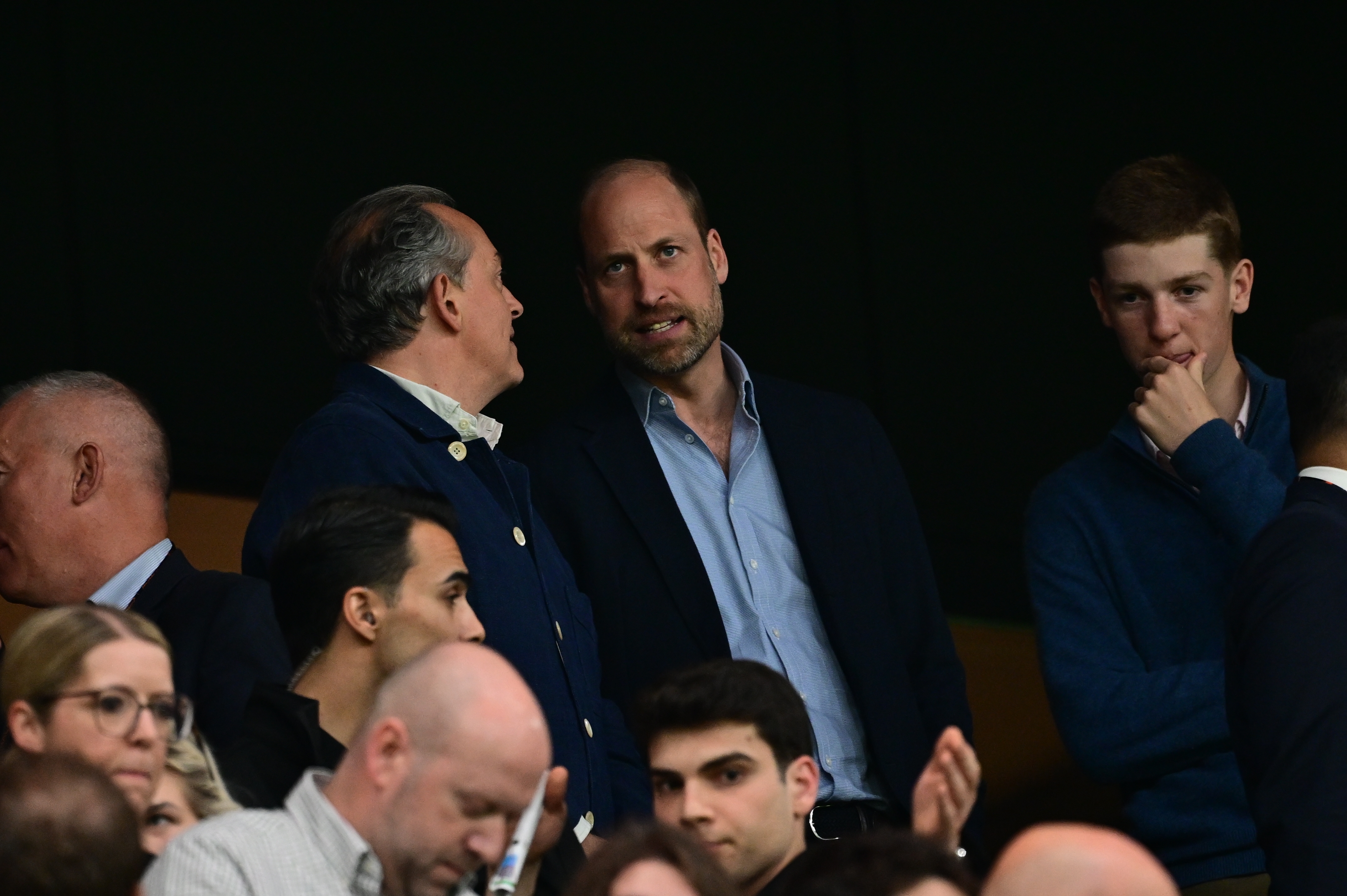 Prens William, UEFA Avrupa Ligi finalini tribünden takip etti