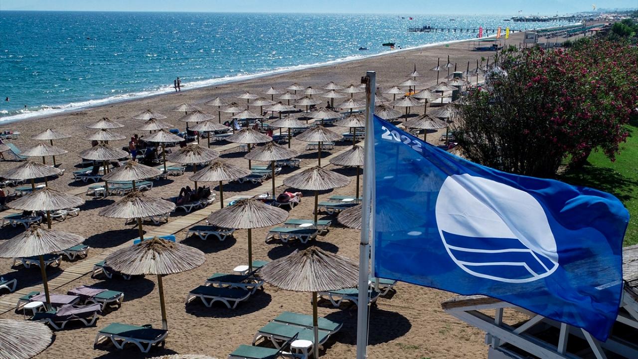 Antalya mavi bayraklı plajda dünyada ilk sırada