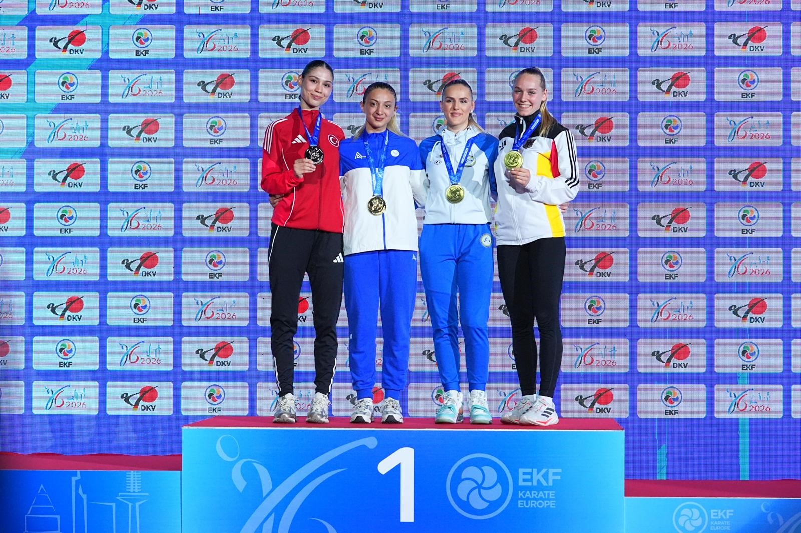 Avrupa Karate Şampiyonası'nda Zümra Rezzan İm'den gümüş madalya