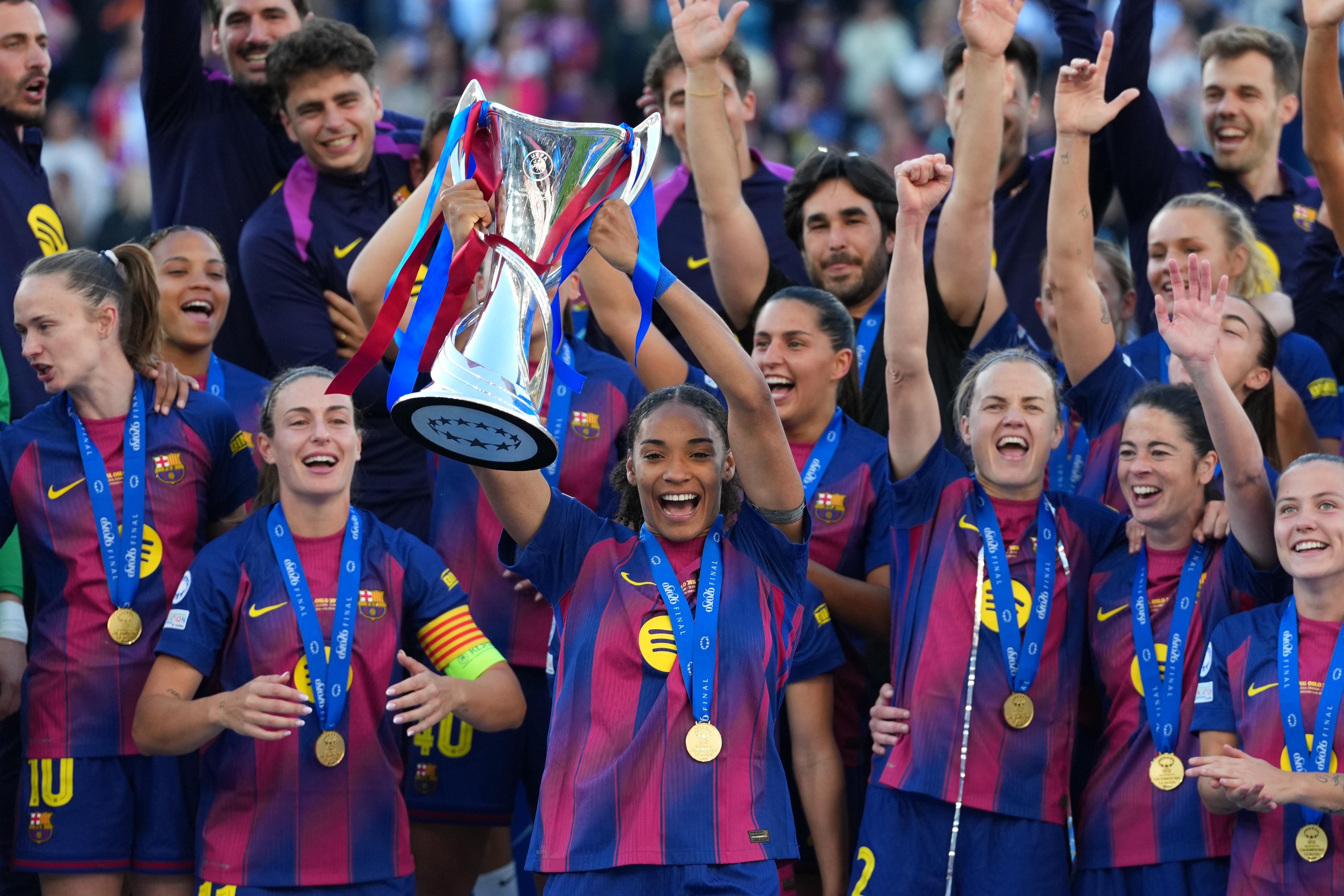 Üst üste 6. final, 4. kupa! Barcelona, Kadınlar Şampiyonlar Ligi şampiyonu...