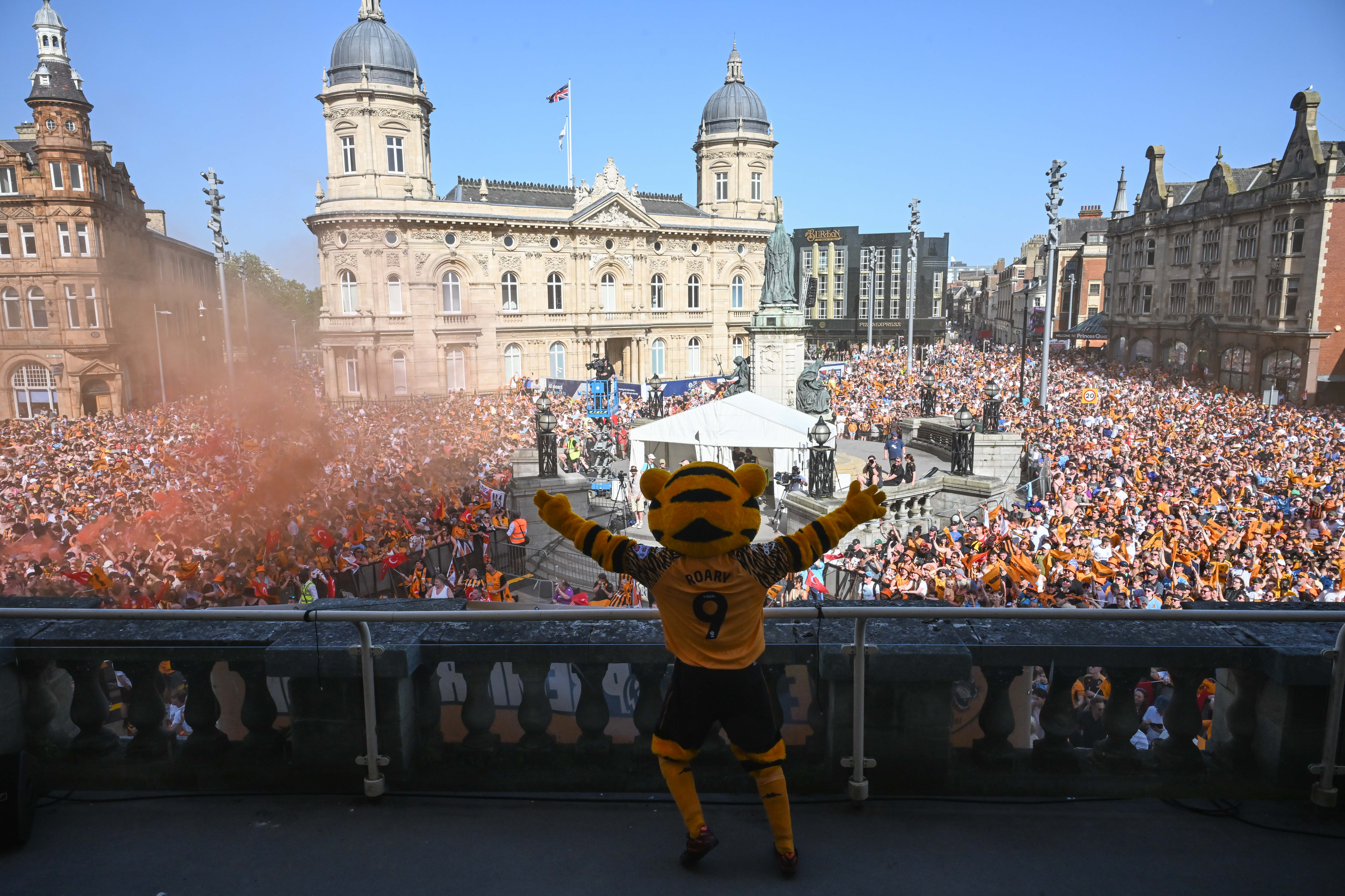 Hull City Premier Lig'i kutladı