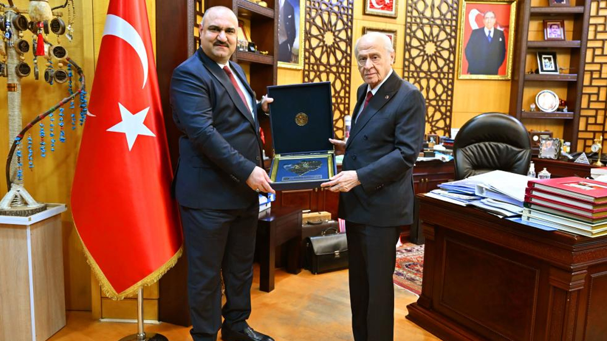 MHP Genel Başkanı Bahçeli, Kerkük Valisi Ağa'yı kabul etti