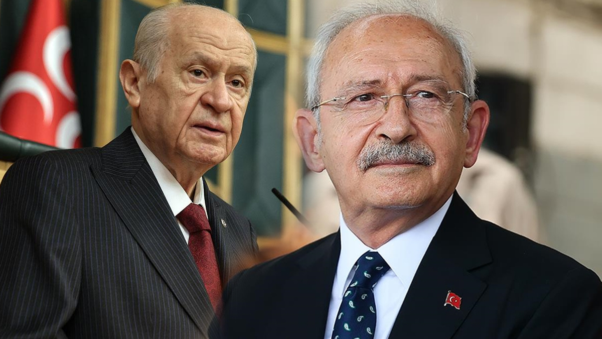 MHP lideri Bahçeli, CHP Genel Başkanı Kılıçdaroğlu ile görüştü