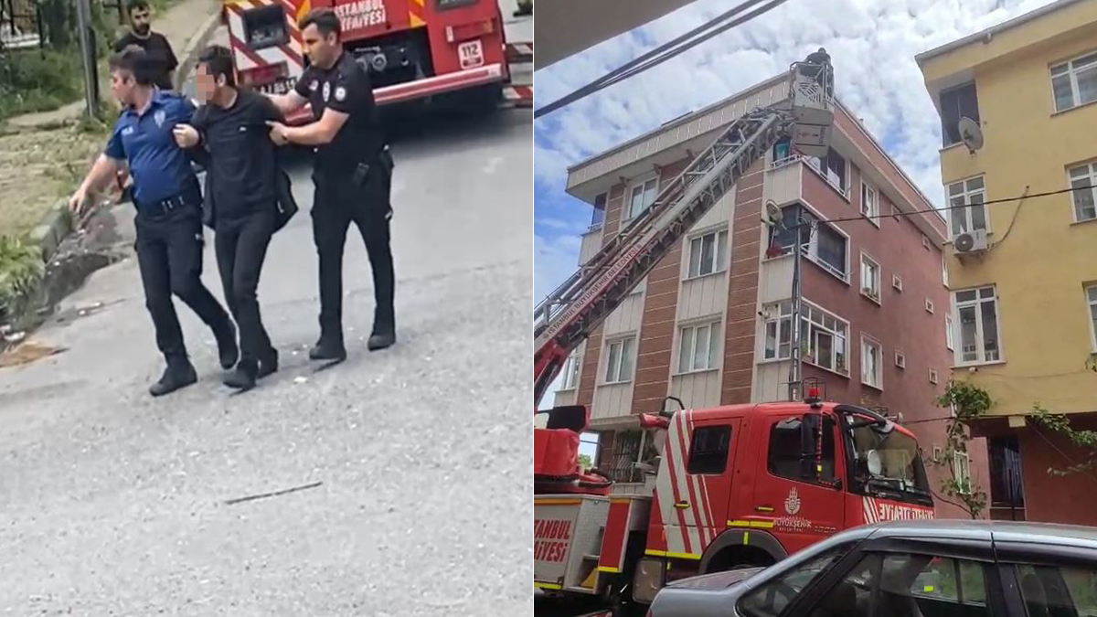 İstanbul'un göbeğinde annesini rehin aldı! Mahalleli isyan etti