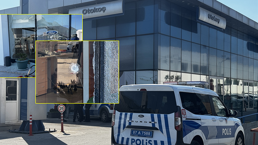 Antalya'da silahlı saldırı... Otokoç servisi kurşunlandı