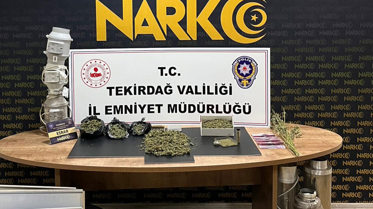 Tekirdağ'da uyuşturucu operasyonu: 19 şahıs tutuklandı