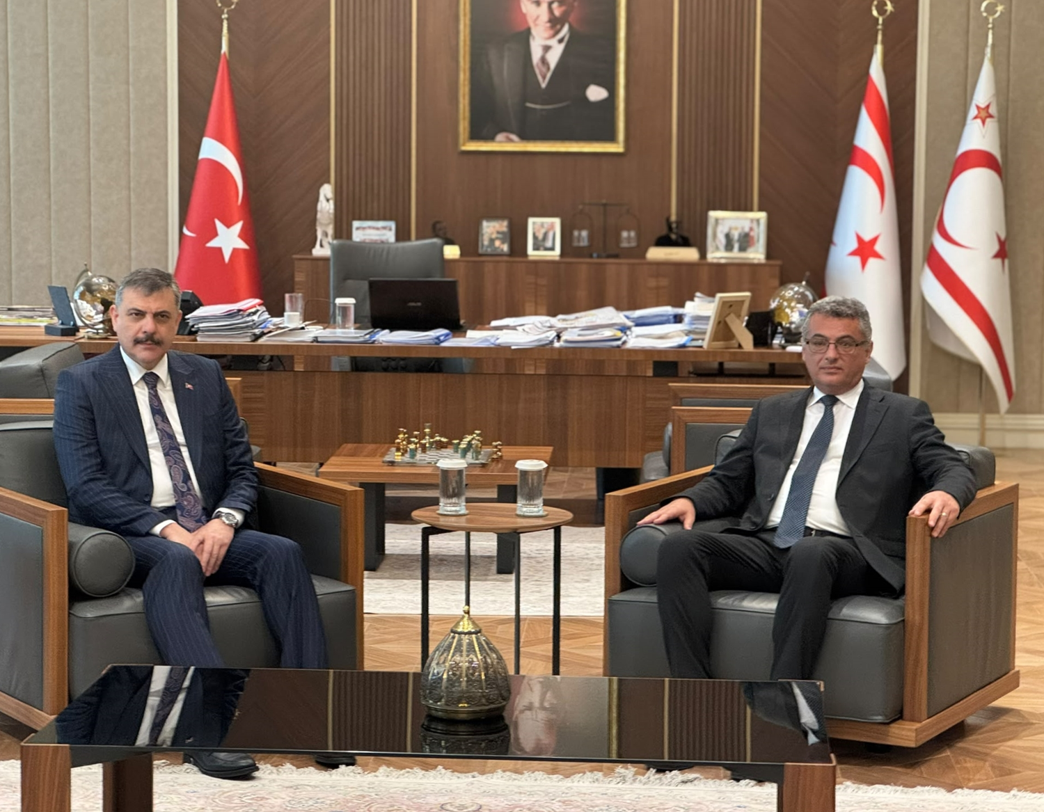 KKTC Cumhurbaşkanı Erhürman, İçişleri Bakanı Çiftç