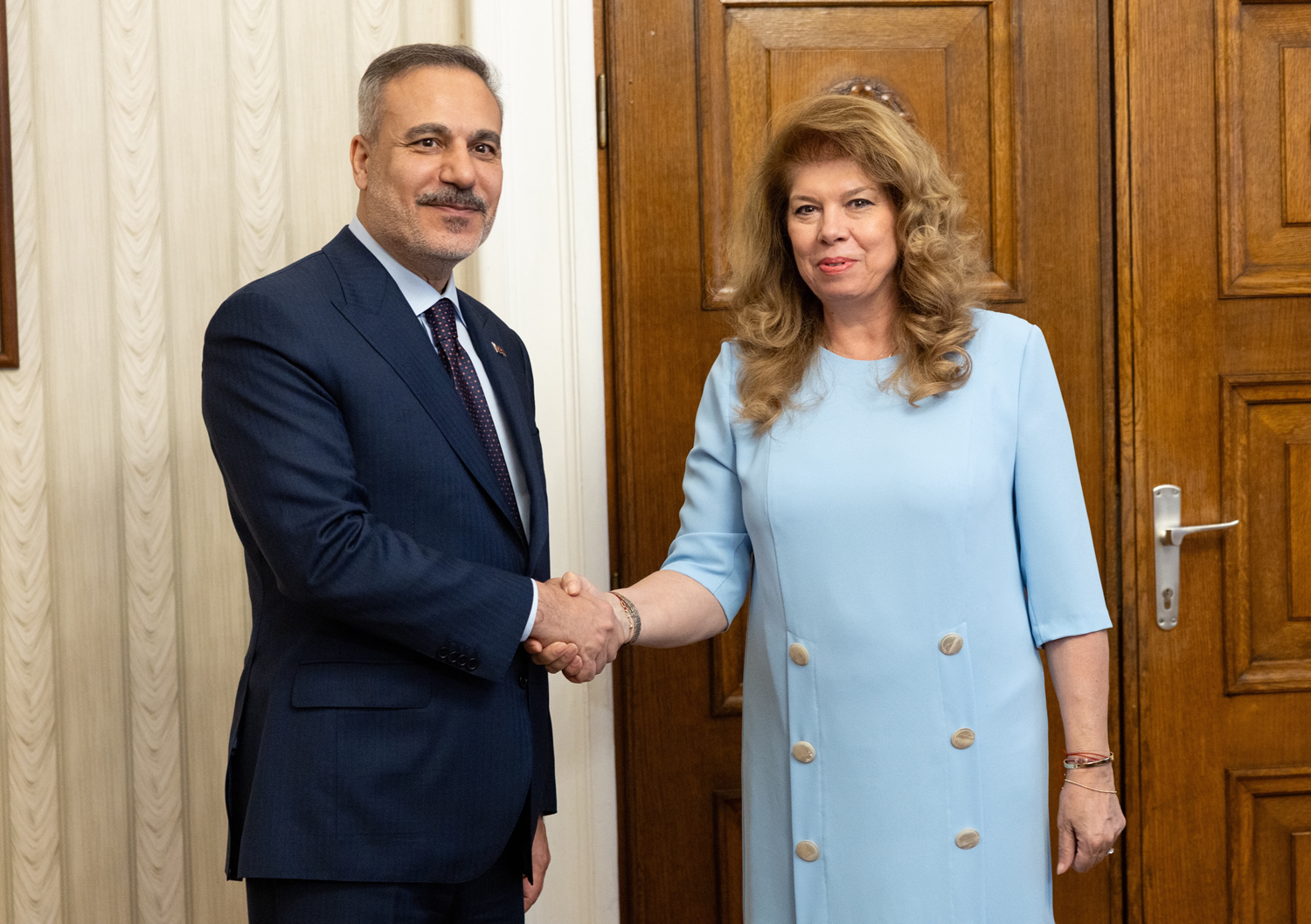 Bakan Fidan, Bulgaristan Cumhurbaşkanı Yotova tarafından kab