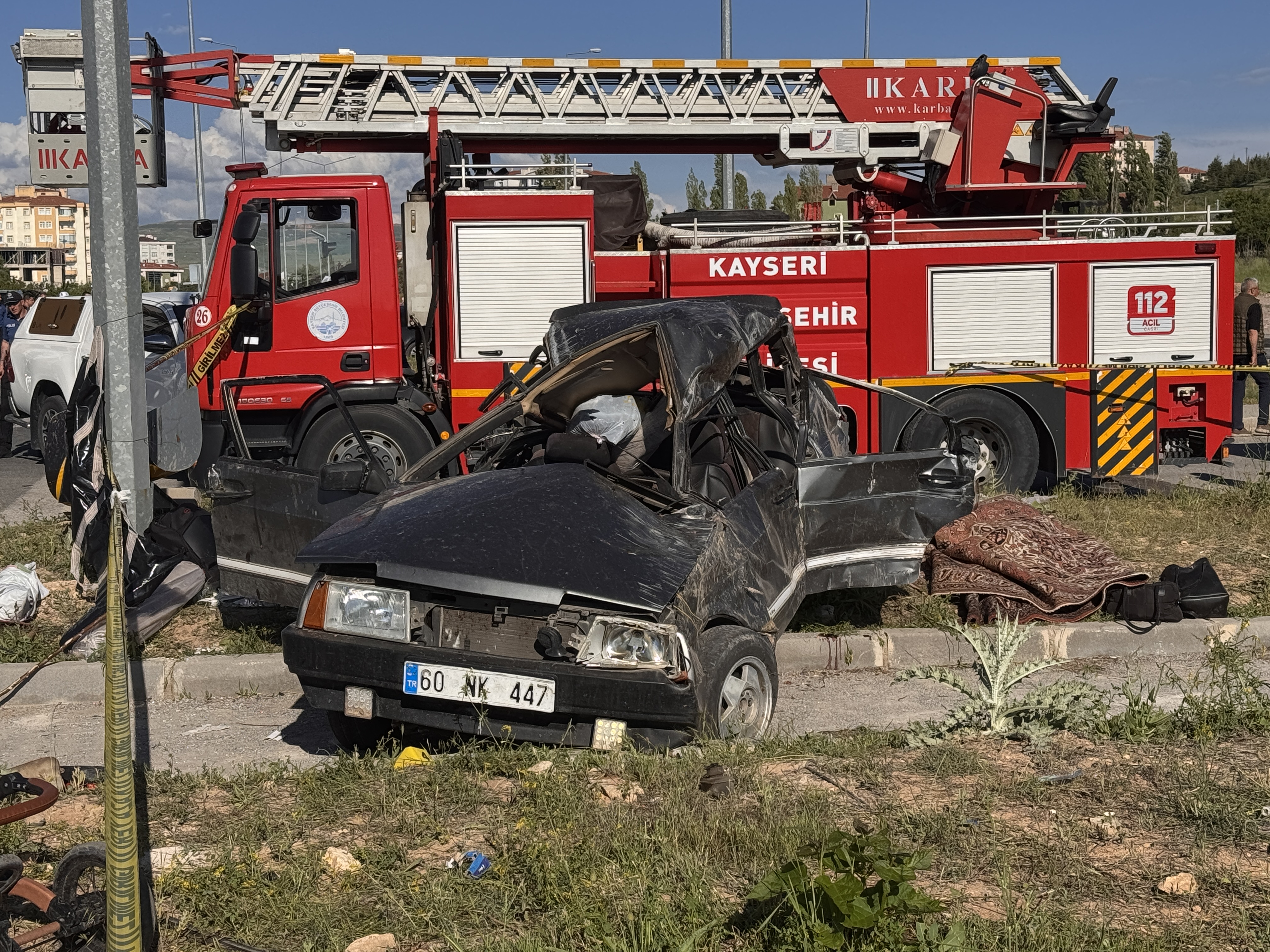 Kayseri'de feci kaza! 3 kişi hayatını kaybetti