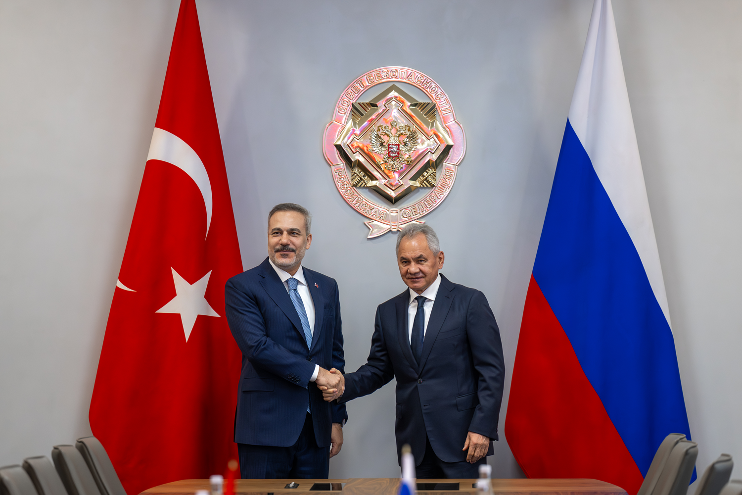Bakan Fidan Moskova'da! Rusya Güvenlik Konseyi Sekreteri Şoygu ile görüştü