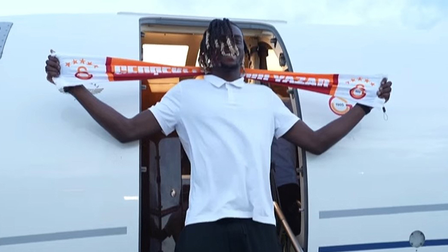 Lesley Ugochukwu, İstanbul'da! Galatasaray'ın transferi imza için geldi