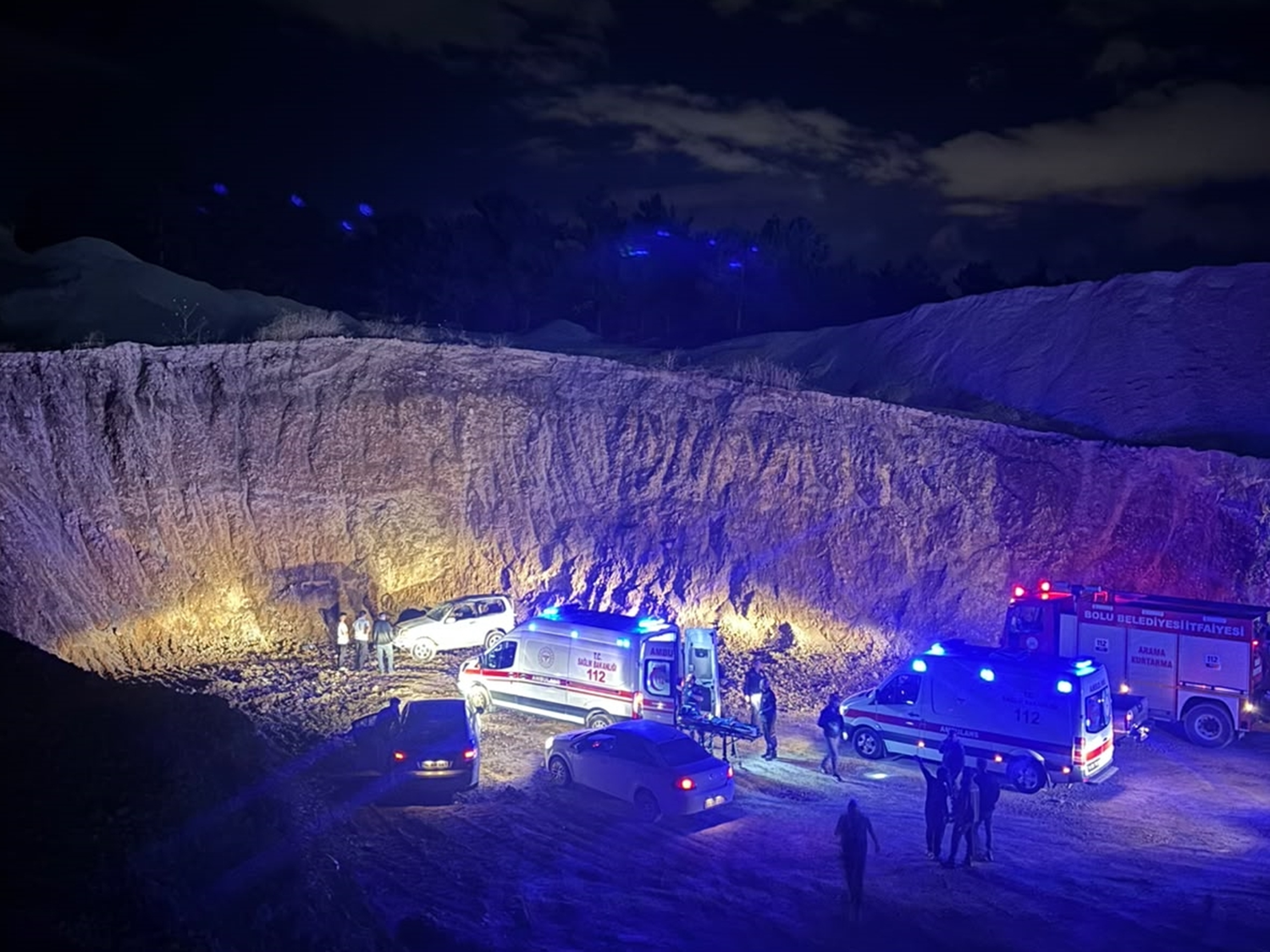 Bolu'da uçurum faciası! Cipteki 2 kişi hayatını kaybetti
