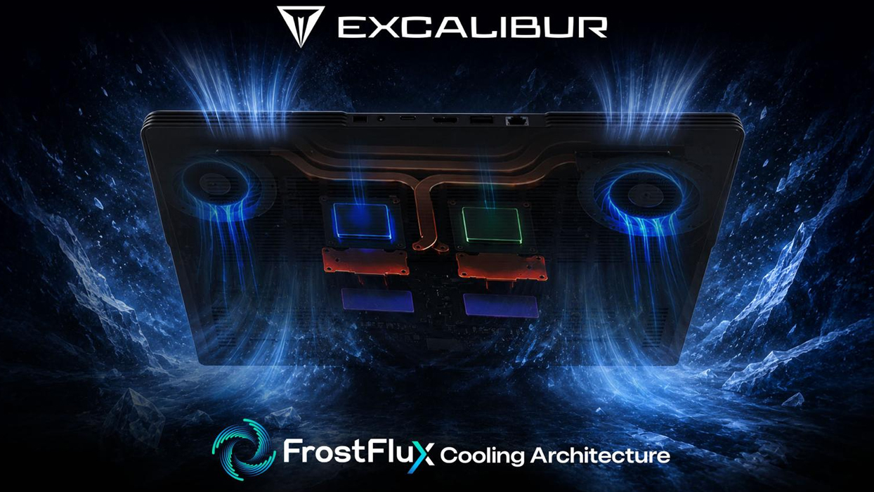 Excalibur oyun laptopu soğutma sistemi detayı